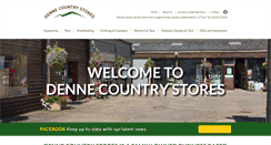 Desktop Screenshot of dennecountrystores.co.uk