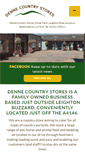 Mobile Screenshot of dennecountrystores.co.uk