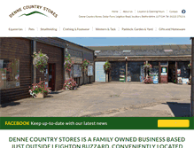 Tablet Screenshot of dennecountrystores.co.uk